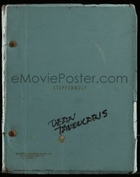 9d314 STEPPENWOLF signed Swiss script April 1971, screenplay by Haines, signed by Dean Tavoularis!
