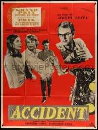 9f604 ACCIDENT French 1p 1967 directed by Joseph Losey, written by Harold Pinter, Dirk Bogarde