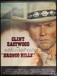 9f664 BRONCO BILLY French 1p 1980 Clint Eastwood directs & stars, cool different close up!