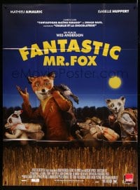 9f731 FANTASTIC MR. FOX French 1p 2010 Wes Anderson stop-motion, George Clooney, Meryl Streep!