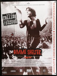 9f749 GIMME SHELTER French 1p R1990s Rolling Stones, out of control rock & roll concert, different!