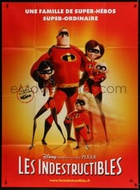 9f789 INCREDIBLES French 1p 2004 Disney/Pixar animated superhero family, different!