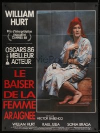 9f809 KISS OF THE SPIDER WOMAN French 1p 1985 different full-length c/u of William Hurt in drag!