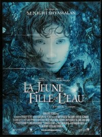 9f814 LADY IN THE WATER French 1p 2006 creepy close image, directed by M. Night Shyamalan!