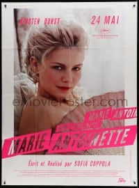 9f843 MARIE ANTOINETTE advance French 1p 2006 Kirsten Dunst showing face, directed by Sofia Coppola