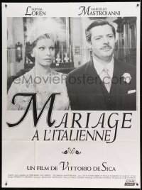 9f844 MARRIAGE ITALIAN STYLE French 1p R2000s de Sica's Matrimonio all'Italiana, Loren, Mastroianni