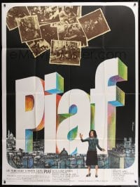 9f889 PIAF: THE EARLY YEARS French 1p 1974 Guy Casaril, Brigitte Ariel as Edith, art by Ferracci!