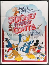 9f935 SI DISNEY M'ETAIT CONTE French 1p 1973 Disney classics, Mickey, Donald, Goofy & more!