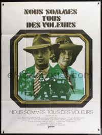 9f956 THIEVES LIKE US French 1p 1974 Keith Carradine, Shelley Duvall, directed by Robert Altman!