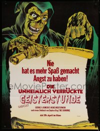 9f105 CREEPSHOW advance German 33x47 1983 great different E.C. Comic-like art of the Vaultkeeper!