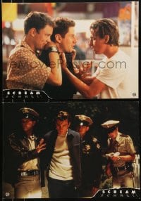 9f111 SCREAM group of 2 German LCs 1996 Matthew Lillard & friends, directed by Wes Craven