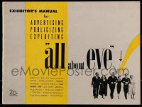 9f001 ALL ABOUT EVE pressbook 1950 Bette Davis & Anne Baxter classic, Marilyn Monroe shown!