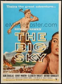 9f302 BIG SKY WC 1952 Kirk Douglas in Howard Hawks' mighty adventure of the Great Northwest!