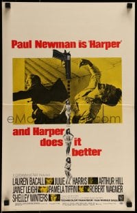 9f374 HARPER WC 1966 Paul Newman does it better, sexy Pamela Tiffin, different design!