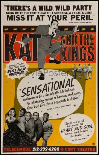 9f550 KAT & THE KINGS stage play WC 1999 Broadway play from the book by David Kramer!