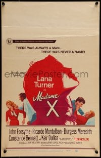 9f412 MADAME X WC 1966 sexy Lana Turner always had a man, but never a name, great art!
