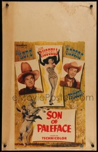 9f467 SON OF PALEFACE WC 1952 Roy Rogers & Trigger, Bob Hope, sexy Jane Russell!