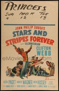 9f475 STARS & STRIPES FOREVER WC 1953 Clifton Webb as band leader & composer John Philip Sousa!