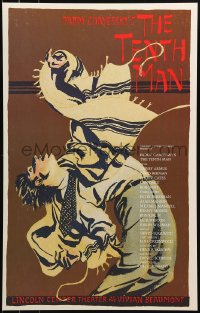 9f568 TENTH MAN stage play WC 1989 Paddy Chayefsky, great art by James McMullan!