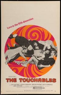 9f501 TOUCHABLES WC 1968 Judy Huxtable in five-way love, psychedelic love in the fifth dimension!