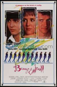 9g187 BENNY & JOON 1sh 1993 Johnny Depp, Mary Stuart Masterson, Quinn, romance on the brink!