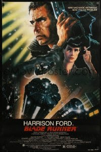 9g204 BLADE RUNNER NSS style 1sh 1982 Ridley Scott sci-fi classic, art of Harrison Ford by Alvin!