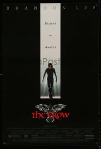 9g267 CROW 1sh 1994 Brandon Lee's final movie, believe in angels, cool image!