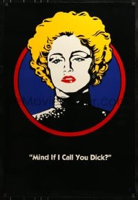 9g291 DICK TRACY teaser DS 1sh 1990 Walt Disney, art of Madonna as Breathless Mahoney, no holes!