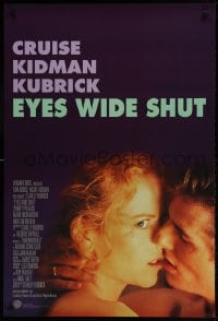 9g335 EYES WIDE SHUT 1sh 1999 Stanley Kubrick, romantic close-up of Tom Cruise & Nicole Kidman!