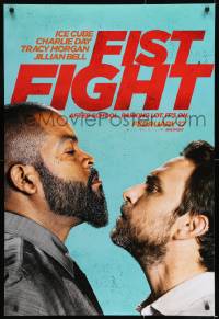 9g352 FIST FIGHT teaser DS 1sh 2017 after school in the parking lot, Ice Cube, Charlie Day face off