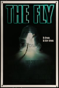 9g357 FLY 1sh 1986 David Cronenberg, Jeff Goldblum, cool sci-fi art by Mahon!