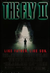 9g359 FLY II 1sh 1989 Eric Stoltz, Daphne Zuniga, like father, like son, horror sequel, Mahon art