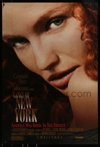 9g381 GANGS OF NEW YORK advance 1sh 2002 Martin Scorsese, close-up of sexy Cameron Diaz!