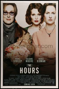 9g445 HOURS advance DS 1sh 2002 Nicole Kidman as Virginia Woolf, Meryl Streep, Julianne Moore!