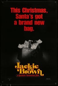9g502 JACKIE BROWN teaser 1sh 1997 Quentin Tarantino, Santa's got a brand new bag!