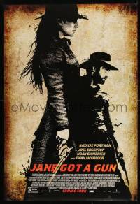 9g504 JANE GOT A GUN advance DS 1sh 2016 gorgeous Natalie Portman in the title role, Joel Edgerton!