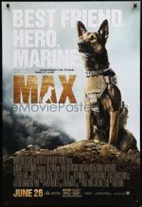 9g627 MAX advance DS 1sh 2015 wonderful image of canine dog hero in uniform!