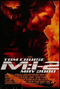 9g643 MISSION IMPOSSIBLE 2 int'l advance DS 1sh 2000 Tom Cruise in John Woo directed action!
