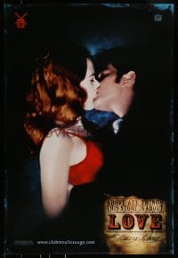 9g656 MOULIN ROUGE style D teaser 1sh 2001 Nicole Kidman, Ewan McGregor, This story is about love!