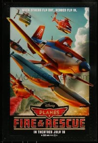 9g721 PLANES: FIRE & RESCUE advance DS 1sh 2014 Walt Disney CGI aircraft kid's adventure!