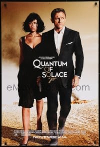 9g034 QUANTUM OF SOLACE advance 1sh 2008 Daniel Craig as James Bond, sexy Olga Kurylenko!