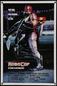 9g758 ROBOCOP 1sh 1987 Paul Verhoeven classic, Peter Weller is part man, part machine, all cop!