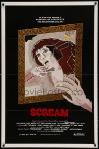 9g786 SCREAM 1sh 1983 it was the perfect vacation until the nightmare began!