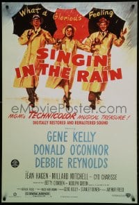 9g823 SINGIN' IN THE RAIN DS 1sh R2000 Gene Kelly, Donald O'Connor, Debbie Reynolds, classic!