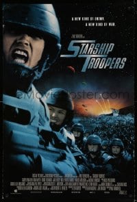 9g871 STARSHIP TROOPERS DS 1sh 1997 Paul Verhoeven, based on Robert A. Heinlein's classic novel!