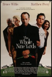 9g977 WHOLE NINE YARDS advance DS 1sh 2000 Bruce Willis, Matthew Perry, Natasha Henstridge, Peet!