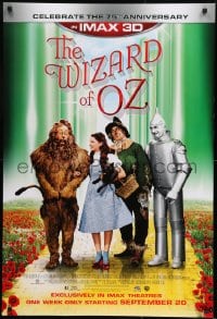 9g985 WIZARD OF OZ advance DS 1sh R2013 Victor Fleming, Judy Garland all-time classic, rated G!