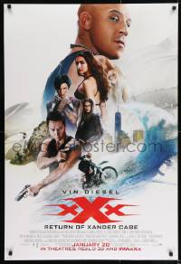 9g994 XXX: THE RETURN OF XANDER CAGE advance DS 1sh 2017 Donnie Yen, Vin Diesel in the title role!