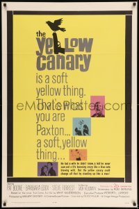 9g995 YELLOW CANARY 1sh 1963 Barbara Eden, Pat Boone is a soft yellow thing!