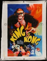 9j208 KING KONG 36x46 recreation acrylic painting 1990s hand painted art of the ape from 1sh!